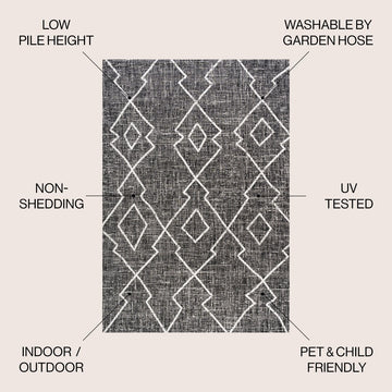 Carwa Tribal Diamond Trellis Indoor/outdoor Area Rug